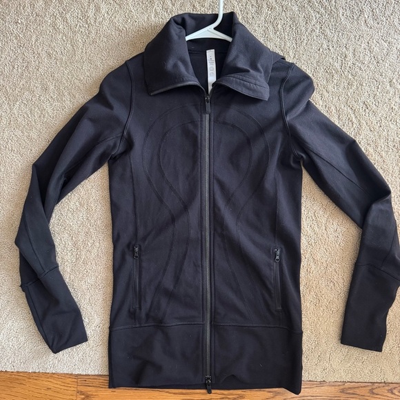Lululemon Stride Jacket II Hooded Black Size 4 - Picture 2 of 15